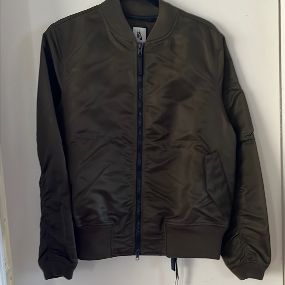Nike Olive Green Bomber Jacket